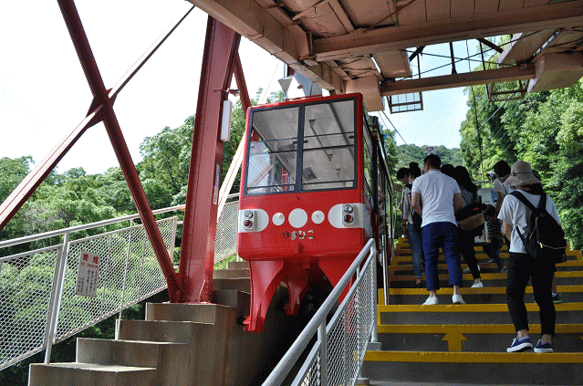 須磨浦ロープウェイのやまびこ号