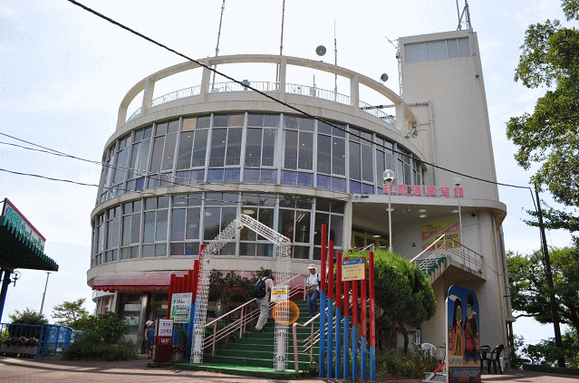 須磨浦ロープウェイの山頂の展望台