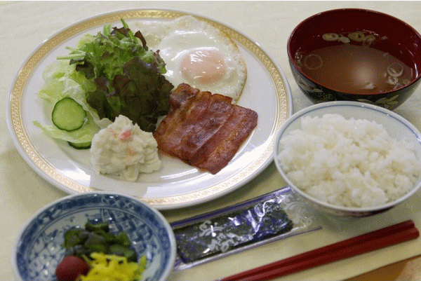 サンホテル岐阜の無料の朝食