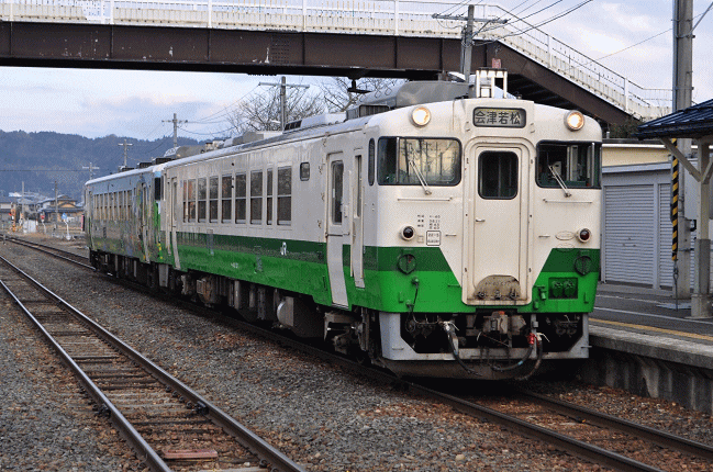 只見線（会津坂下駅）