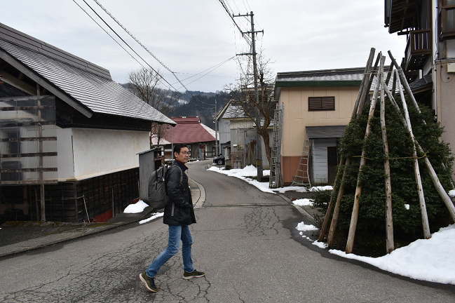 福島県大沼郡金山町の本名集落