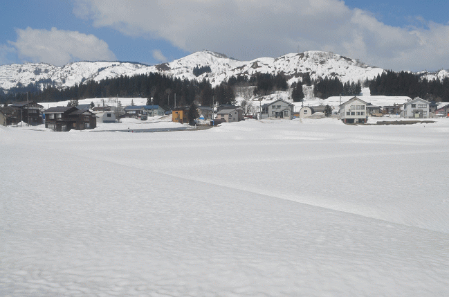上条~越後須原間の車窓