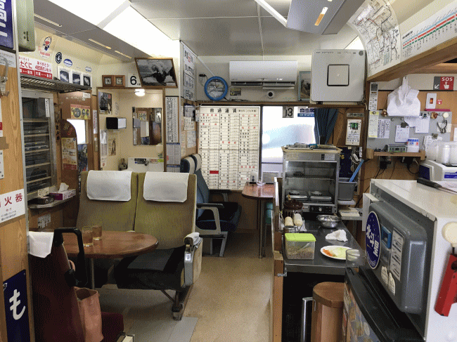 たこ焼き北斗星の店内