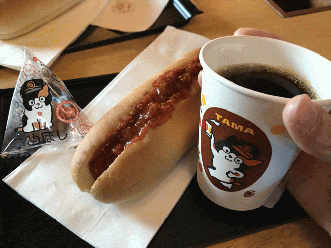 たまカフェのホットキャットセット