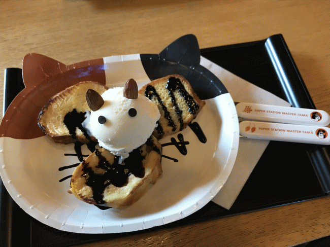 たまカフェの、たまのフレンチトースト