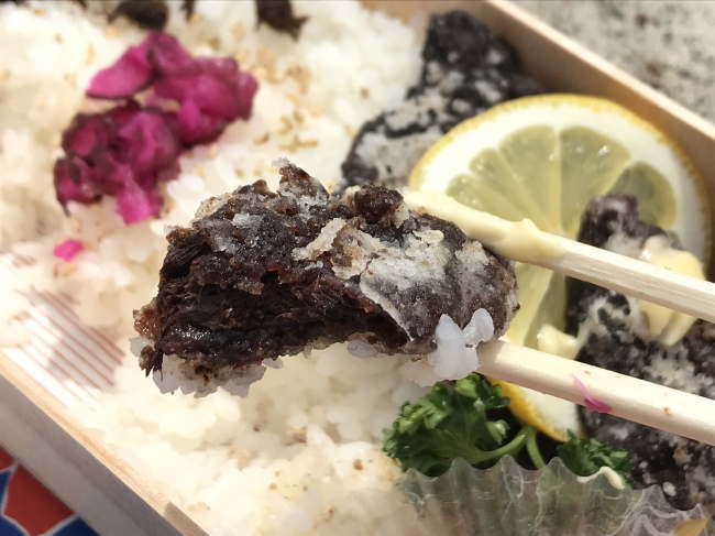 くじら弁当竜田揚げ