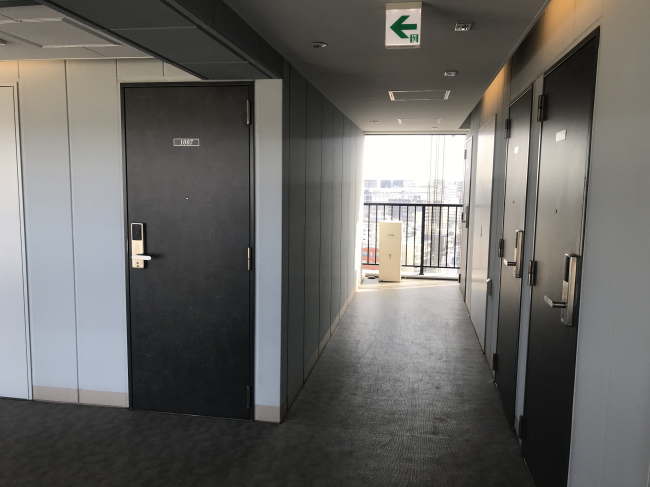 東京シティビューホテル田端ステーションの廊下