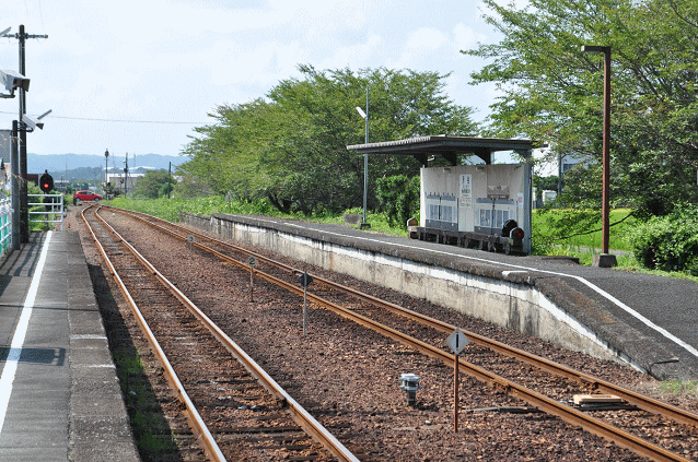 天竜浜名湖鉄道の原谷駅のホーム