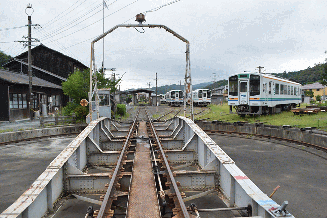 天竜浜名湖鉄道の車両と転車台