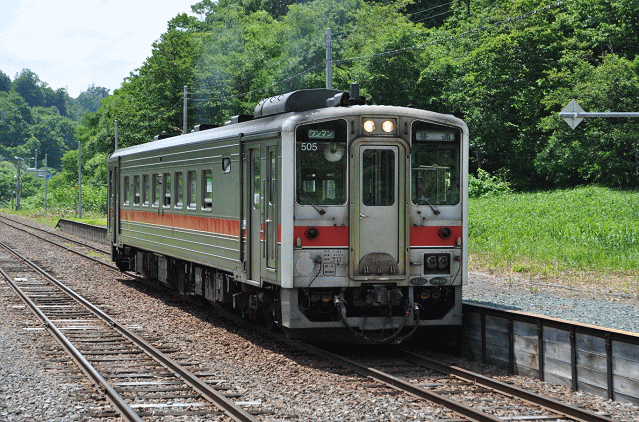 留萌本線キハ54形（峠下駅）
