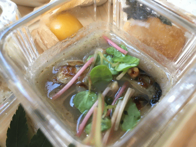 ごぼうのすり流し牡蠣ソテー