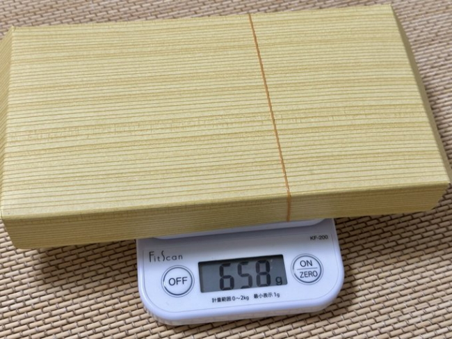 鳥新弁当の重量