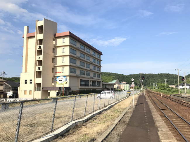 浜村温泉・魚と屋の外観