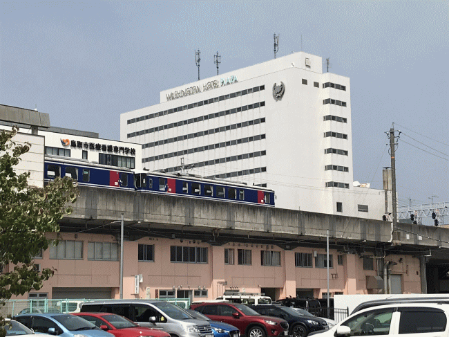 鳥取ワシントンホテルプラザの外観