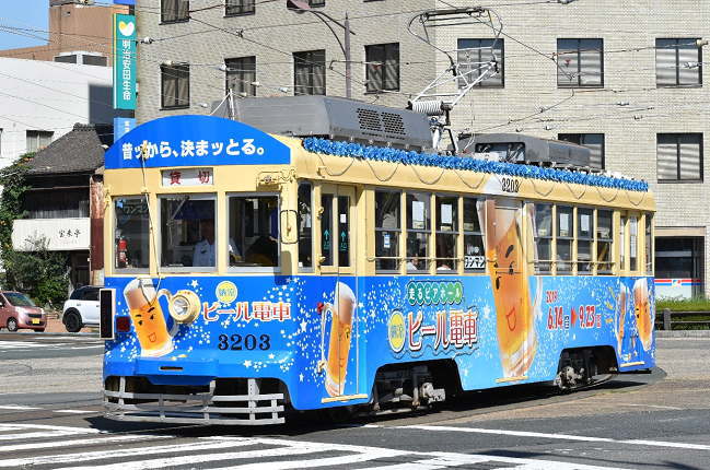 人気のあるビール電車