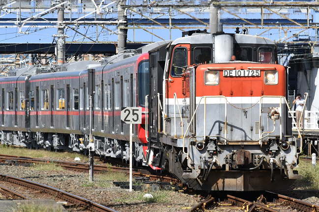 名鉄9500系第2編成の甲種輸送