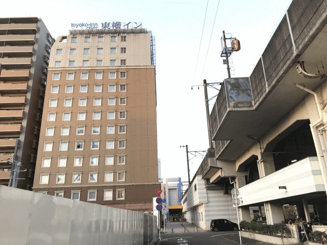 東横イン宮崎駅前の外観