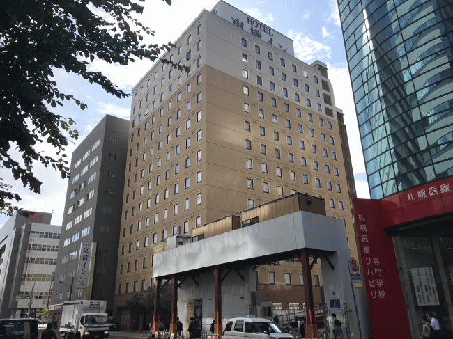 東横イン札幌駅北口の外観