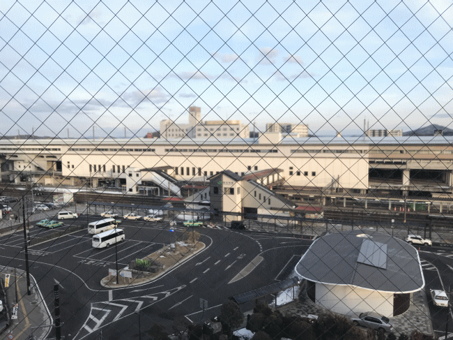 東横イン新白河駅前の窓
