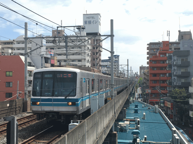 西葛西駅から見た、東横イン東西線西葛西