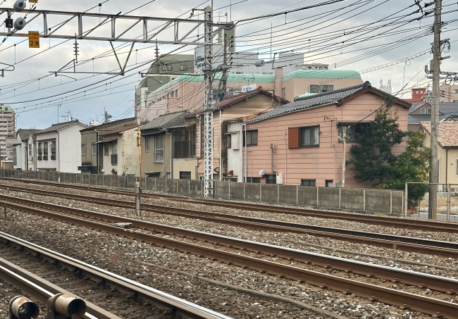 トレインビュー福の宿の外観