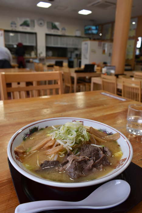 「道の駅いまべつ」内の「レストラン驛」の「たずな味噌ラーメン」