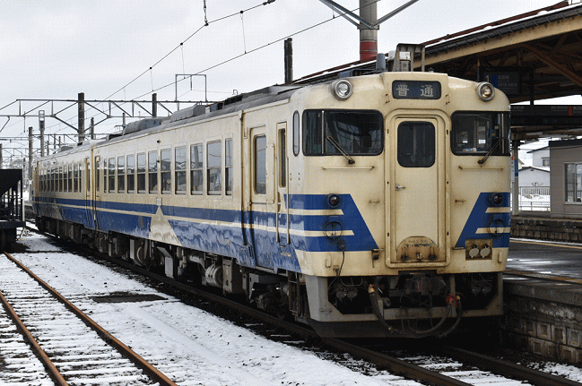 五能線深浦行のキハ48