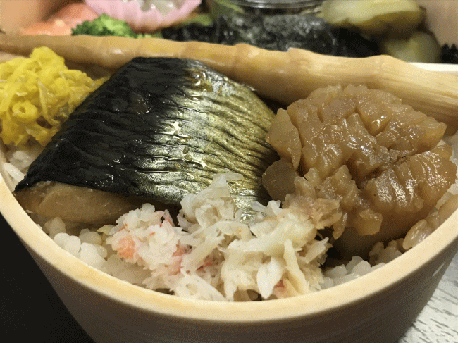 ニシンと帆立煮(だざい弁当)