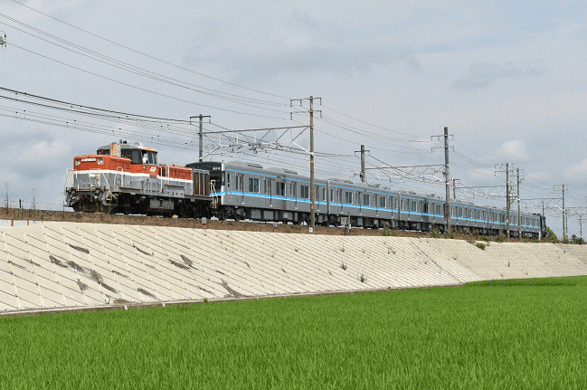 岡崎～西岡崎間でN3000形甲種輸送