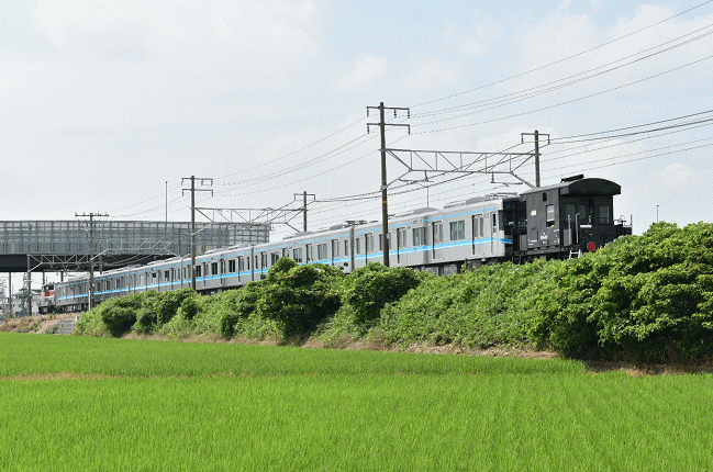 岡崎～西岡崎間でN3000形甲種輸送