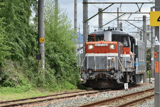 N3000形・N3110編成の甲種輸送（豊川）