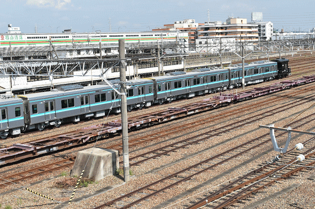 N3000形甲種輸送列車（笠寺）