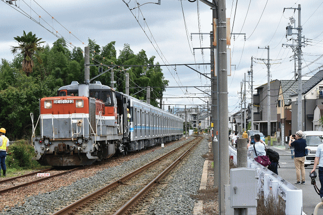 N3000形・N3110編成の甲種輸送（豊川）