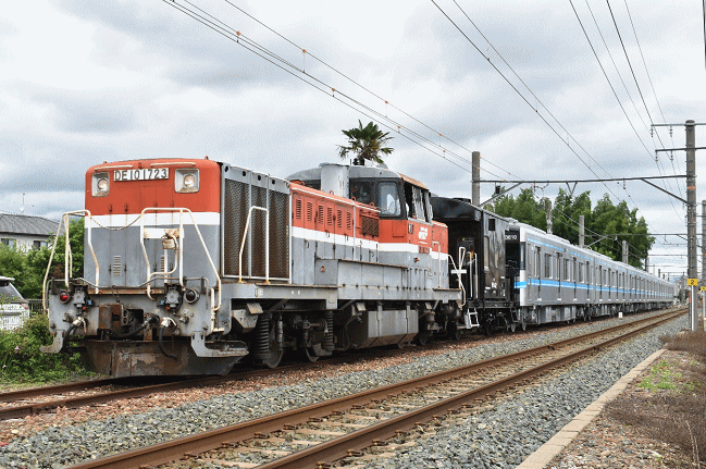 N3000形・N3110編成の甲種輸送（豊川）