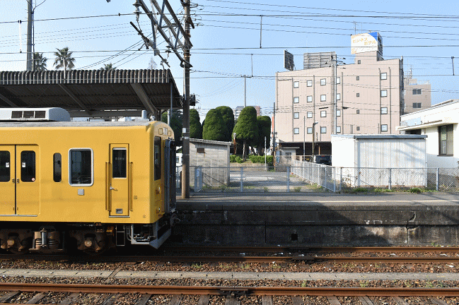 宇部新川駅から見たビジネスビジネスホテルアクセス