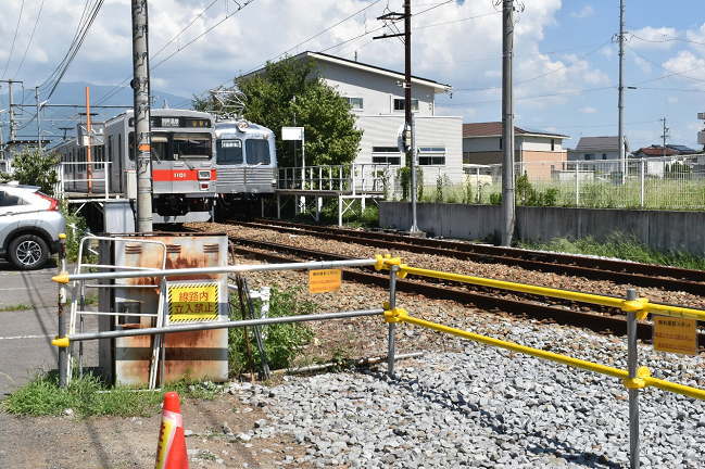 城下駅の5200系の撮影スポット