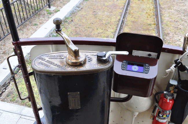 狭軌１型（Ｎ電）27号車の運転台