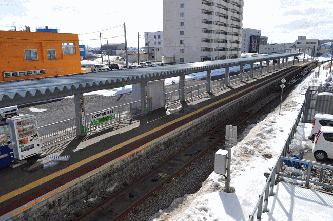 稚内駅のホーム