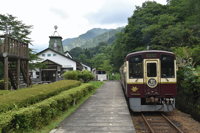 わたらせ渓谷鉄道の間藤駅