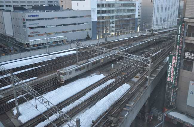 ホテルWBF札幌ノースゲートのトレインビュー