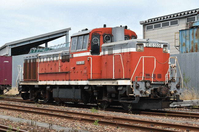 焼島駅のＤＥ１０ ３５０６号機
