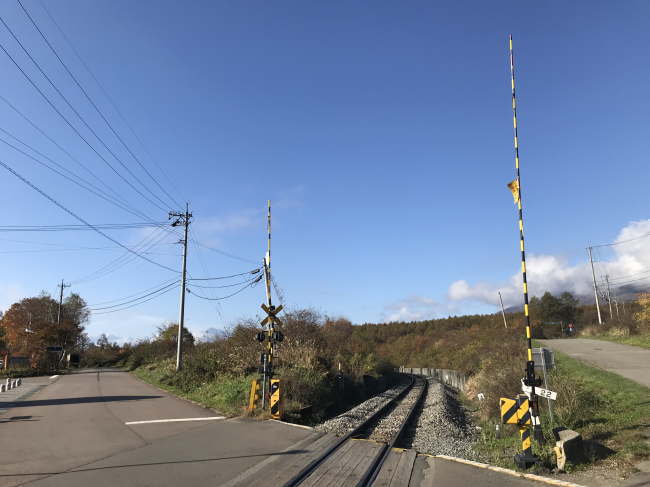 鉄道最高地点の踏切