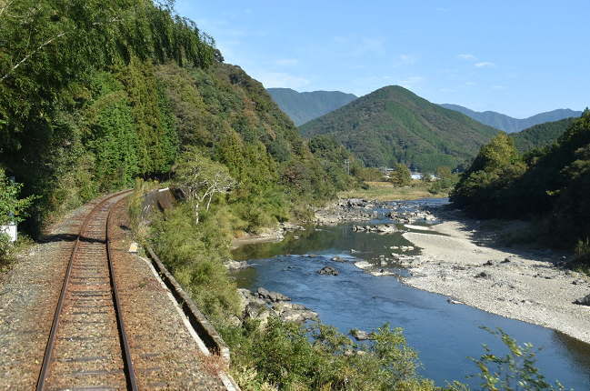 予土線の車窓