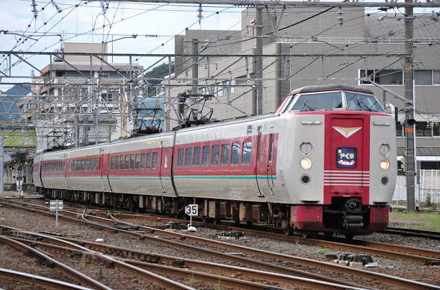 米子駅にて特急いずも岡山行きを撮影