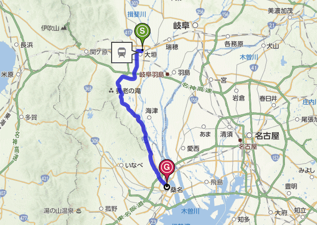 薬膳列車の走行区間
