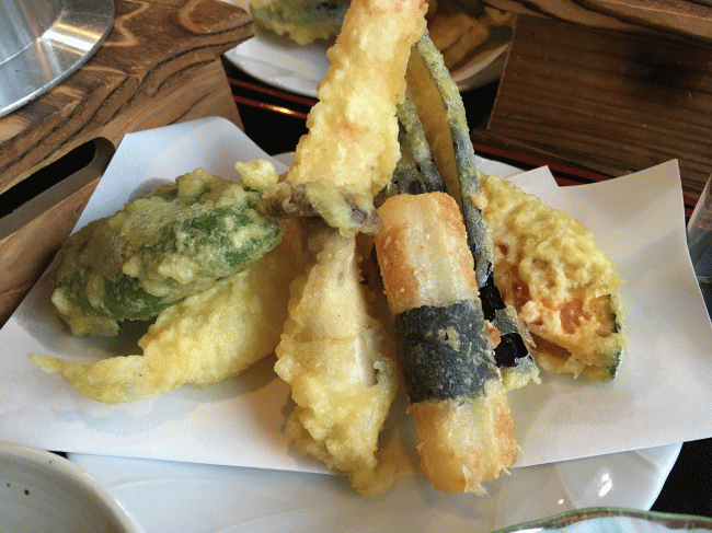 夢ハウスあずさ号の天ぷら