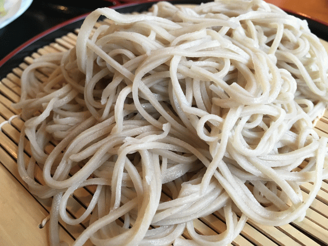 夢ハウスあずさ号の手打ちそば